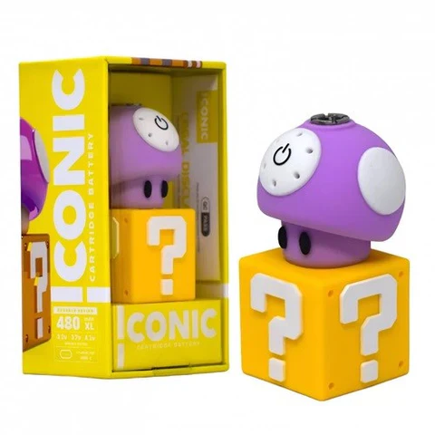 ICONIC MUSHROOM-CART BATTERY - LIGHT PURPLE - 6938