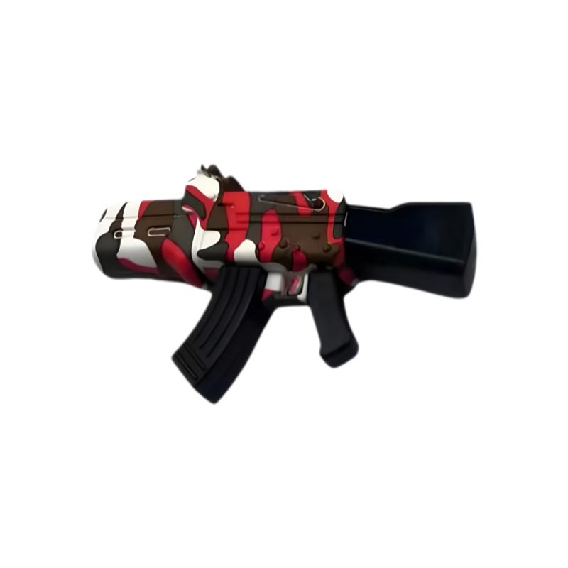 ICONIC AK GUN-CART BATTERY - RED/WHT/BLK - 6944