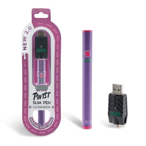 OOZE 2.0 TWIST SLIM PEN BATTRY - ULTRA PURPLE - 6948