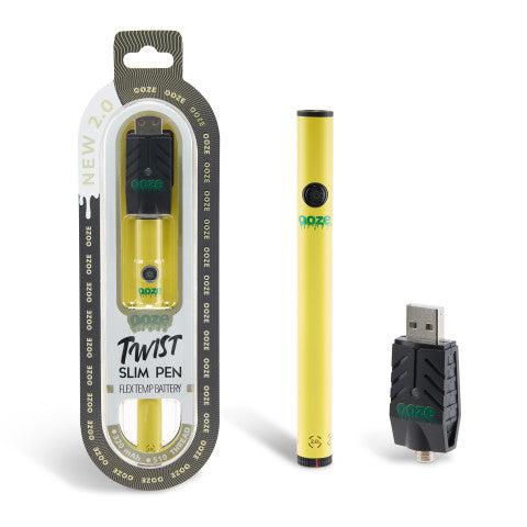 OOZE 2.0 TWIST SLIM PEN BATTRY - MELLOW YELLOW - 6950