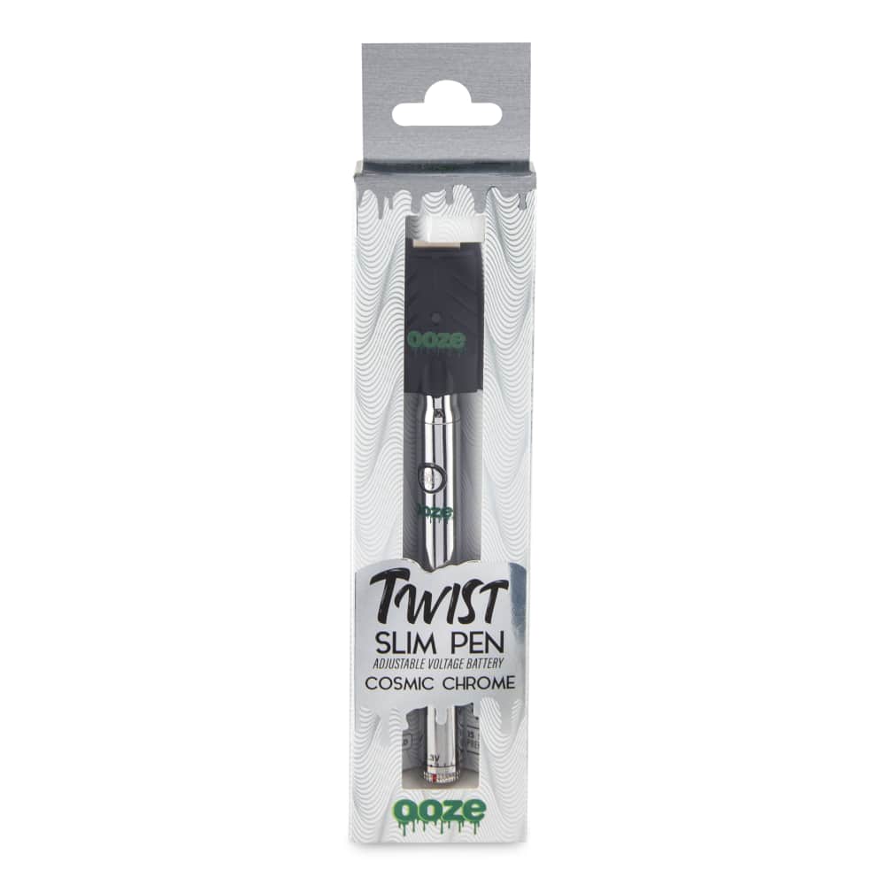 OOZE 2.0 TWIST SLIM PEN BATTRY - COSMIC CHROME - 6952