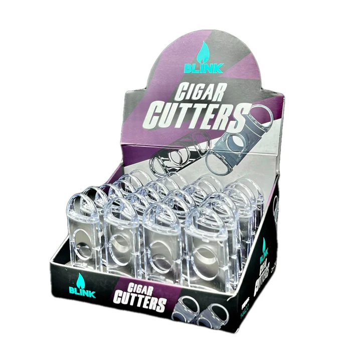 CIGAR CUTTER - CLEAR - 24CT BX - 6972