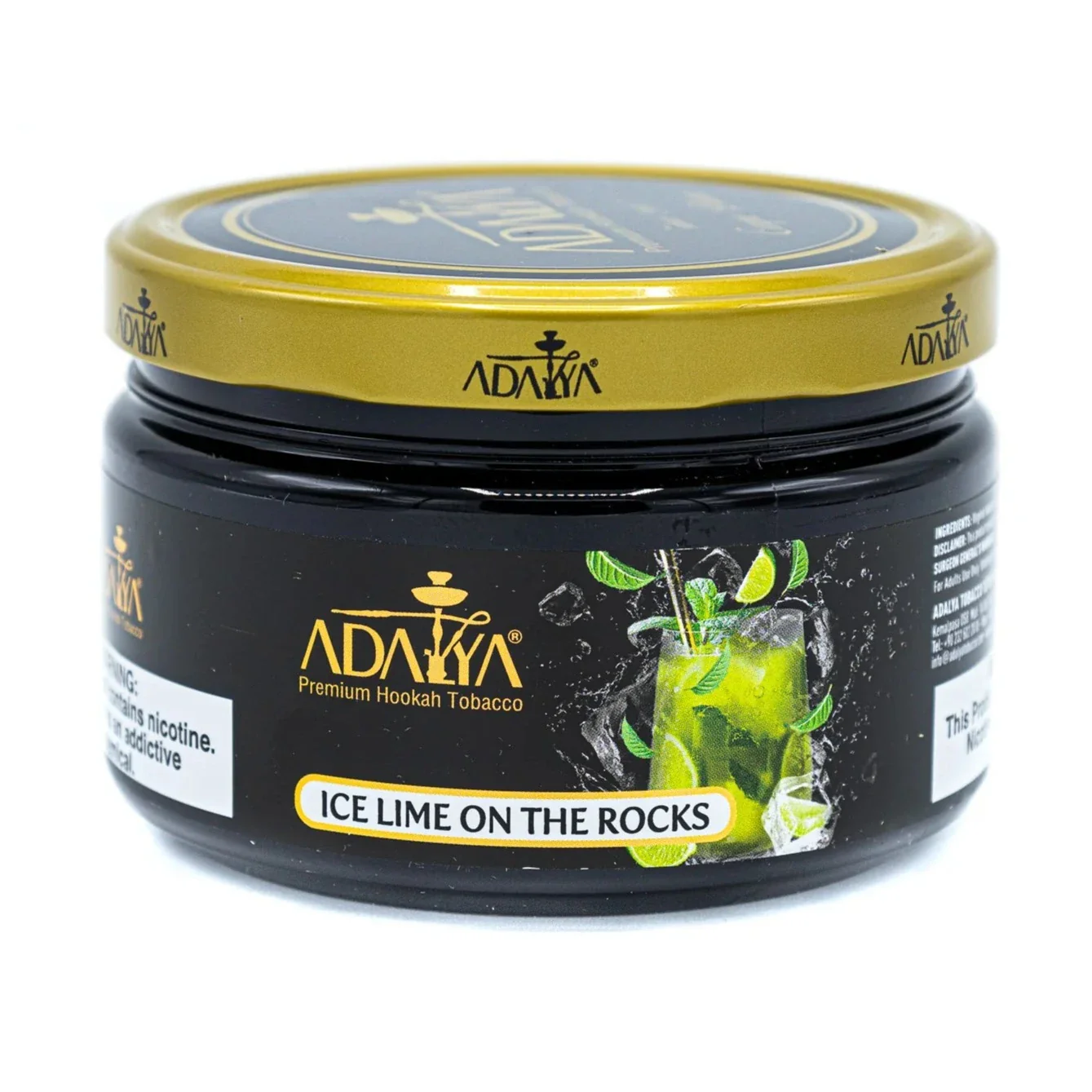 ADALYA SHISHA 10PK 50G - ICE LIME ON THE ROCKS - 7064