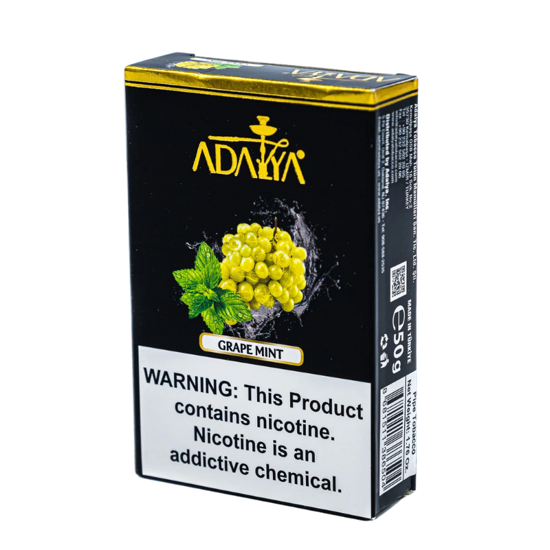 ADALYA SHISHA 10PK 50G - GRAPE MINT - 7077