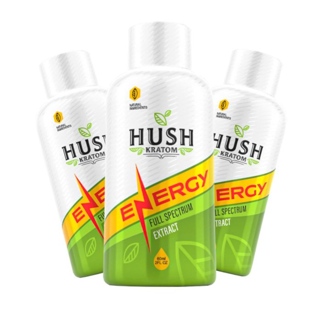 HUSH KRATOM ENERGY SHOT 12CT - 7219