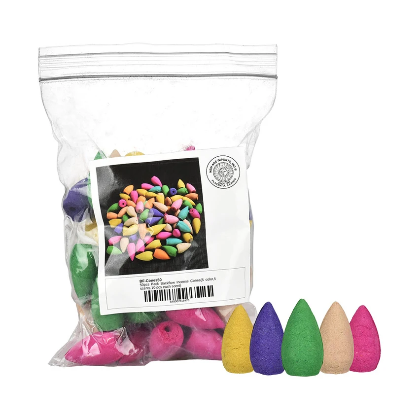 BACKFLOW INCENSE CONES - 50CT - 7237