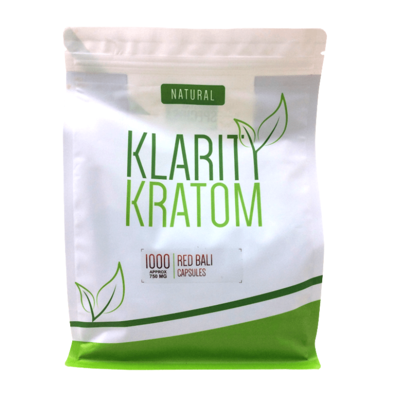Klarity Kratom Red Bali 1000CT Cap - 7267
