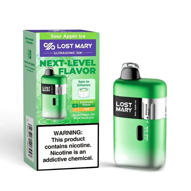 Lost Mary Ultrasonic 35K - Sour Apple Ice - 7279