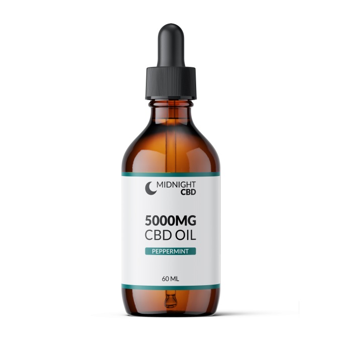 Midnight CBD Full Spectrum Tincture Natural 5000mg - 7305