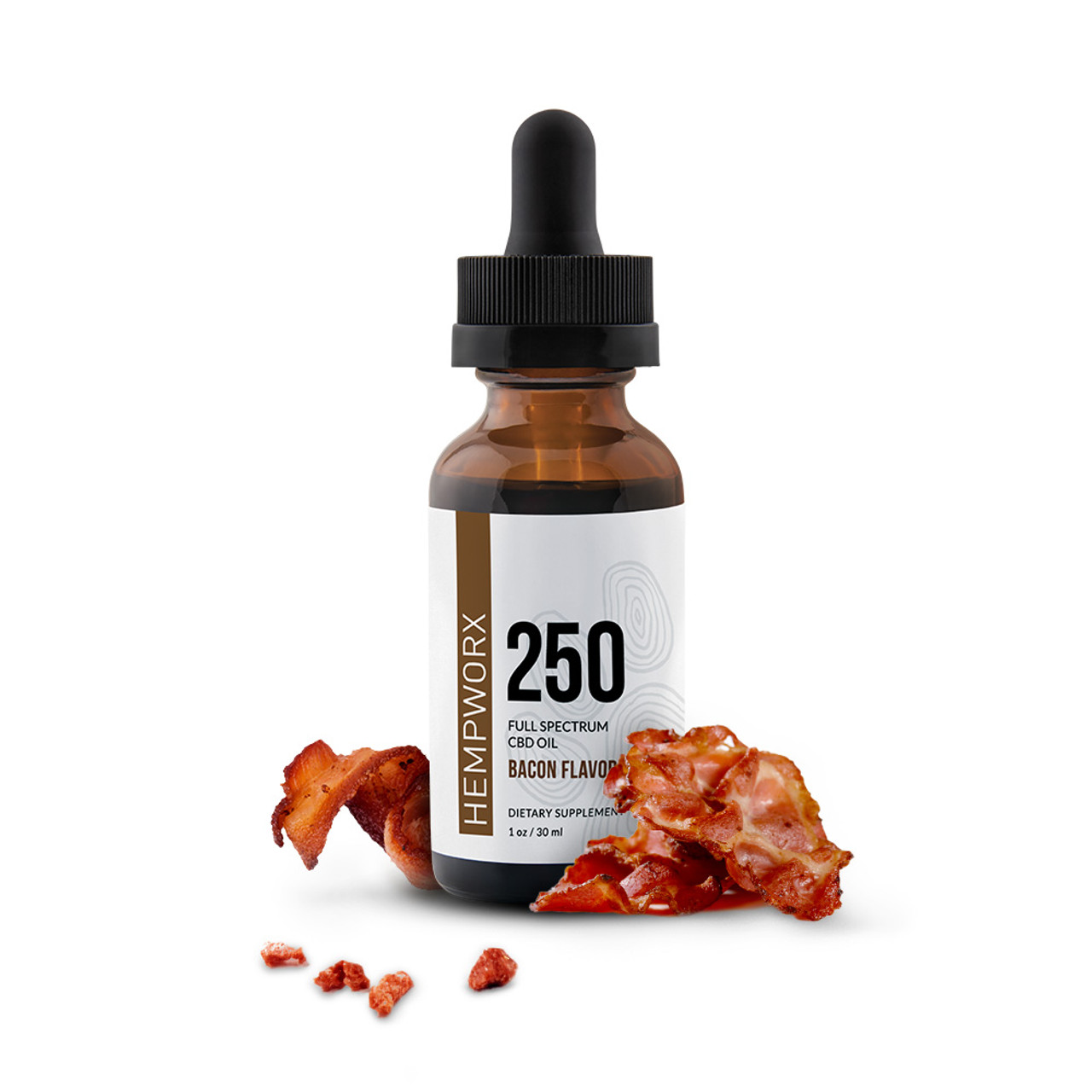 Midnight CBD Bacon Pet Tincture 250mg - 7314