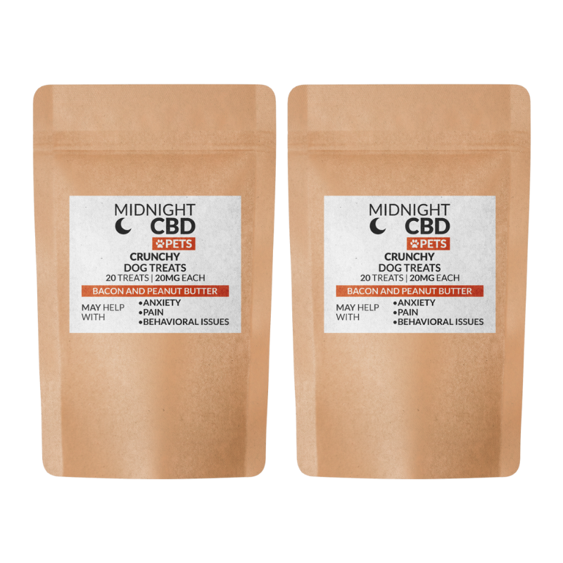 Midnight CBD Pet Peanut Butter Bacon Treats 500mg - 7317