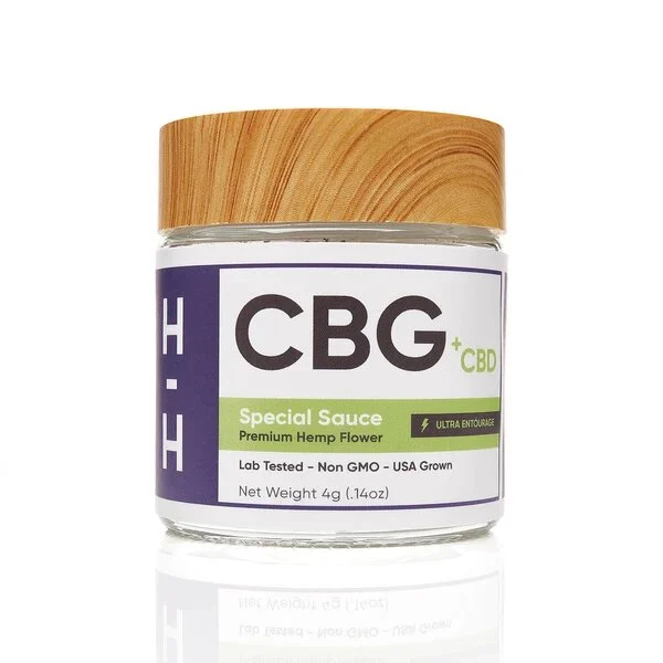 HHEMP CO CBD/CBG Premuim Help Flower Jar 4g - Special Sauce - 7369