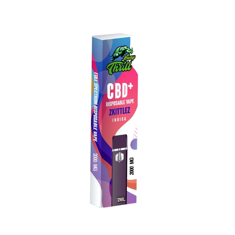Hemp Thrill Full Spectrum CBD + Disposable - Zkittles - 7382