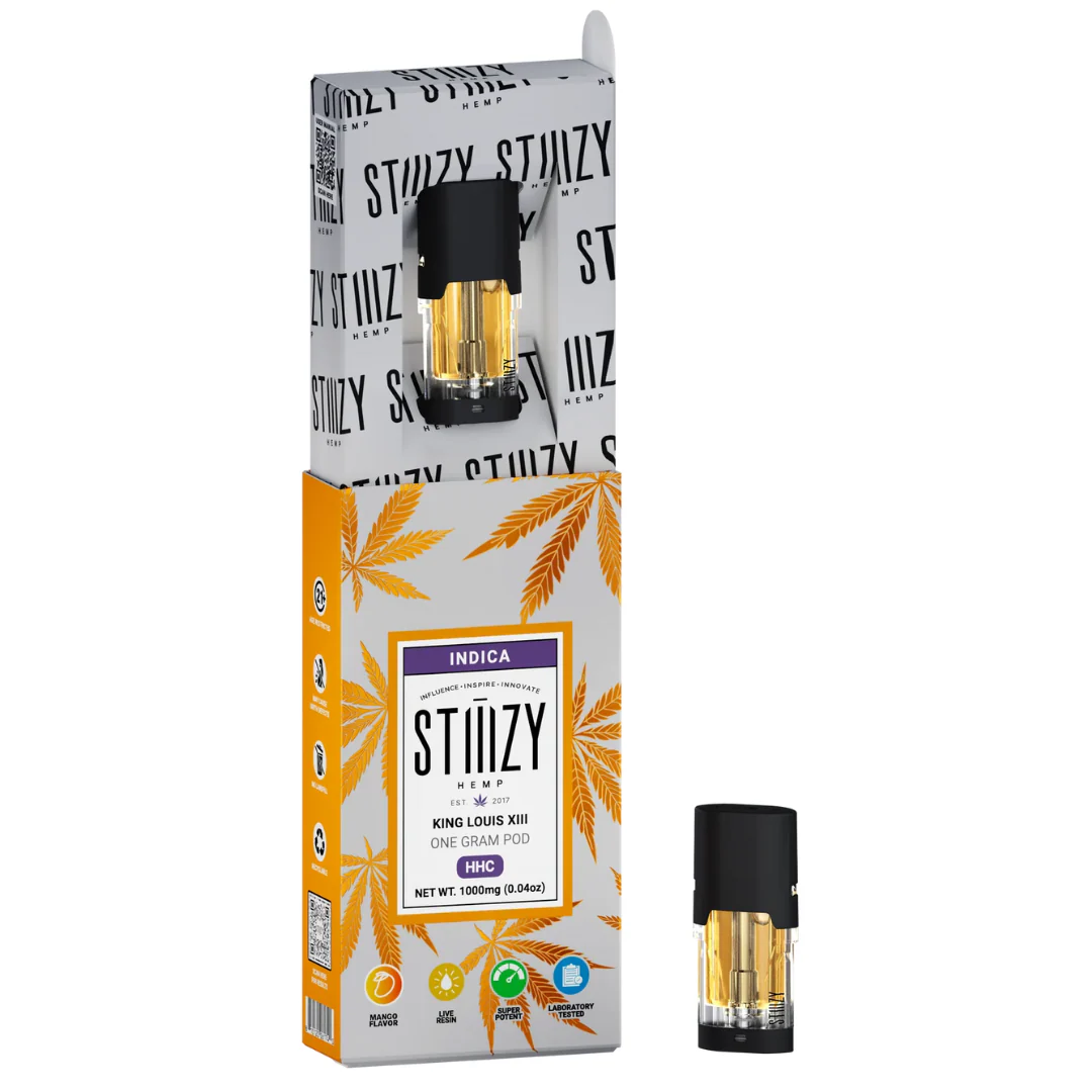 Stiiizy HHC King Louis XIII Hemp Pod 1000mg 1g - 7417