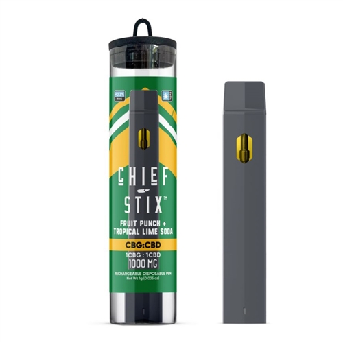 Chief Stix CBG/CBD 1000mg Disposable Pen - Fruit Punch - 7439