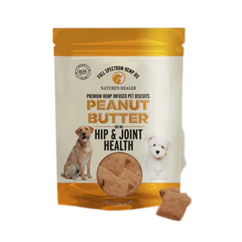 Natures Healer 5mg CBD Pet Treats Peanut Butter 20CT - 7456