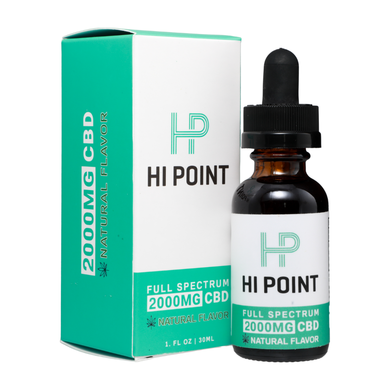 Hi Point CBD Full Spectrum Tincture 2000mg - Natural - 7450