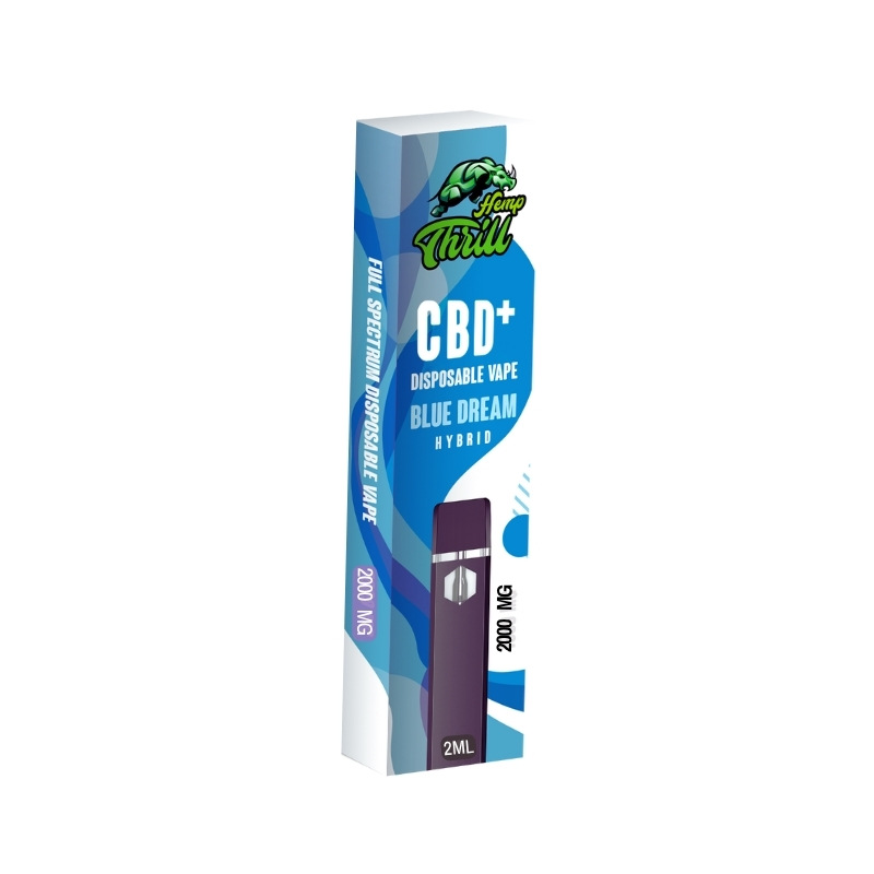 Hemp Thrill Full Spectrum CBD + Disposable 2ml - Blue Dream - 7458