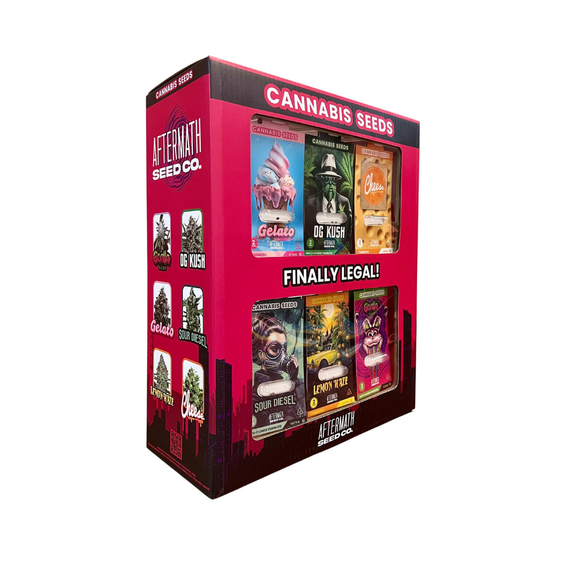 After Math Variety Cannabis Seed Display 2PK 6 Strains - 7484