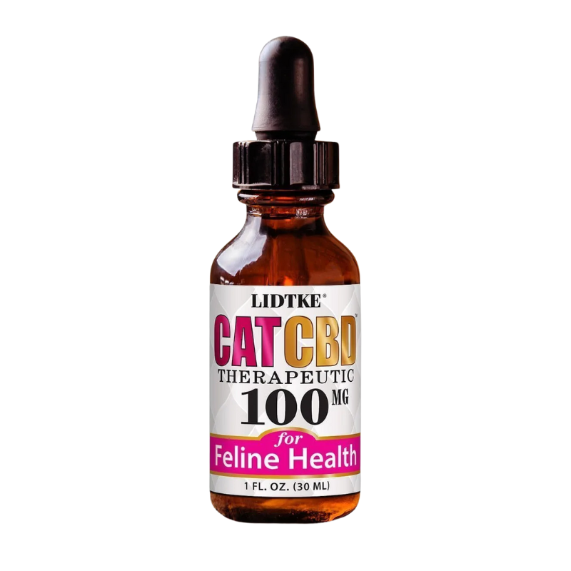 LIDTKE Cat Pet CBD Therapeutic Tincture 100mg - Feline Health - 7488