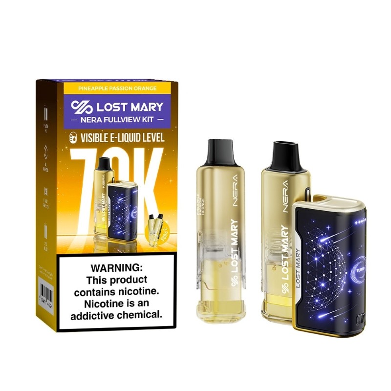 Lost Mary Nera Fullview Kit 70k 5% - Pineapple Passion Orange - 7515
