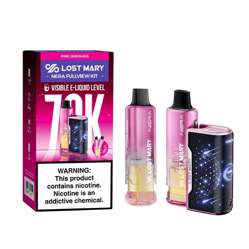 Lost Mary Nera Fullview Kit 70k 5% - Pink Lemonade - 7516