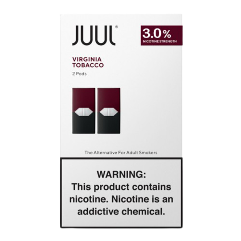 JUUL PODS 2POD VIRG TOB 3% 8CT - 7615