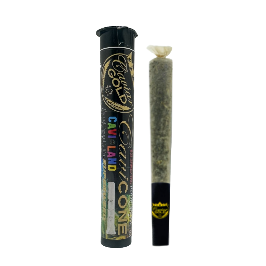 Caviar CBD Infused Pre-roll Gold Golden Bubble - 7599