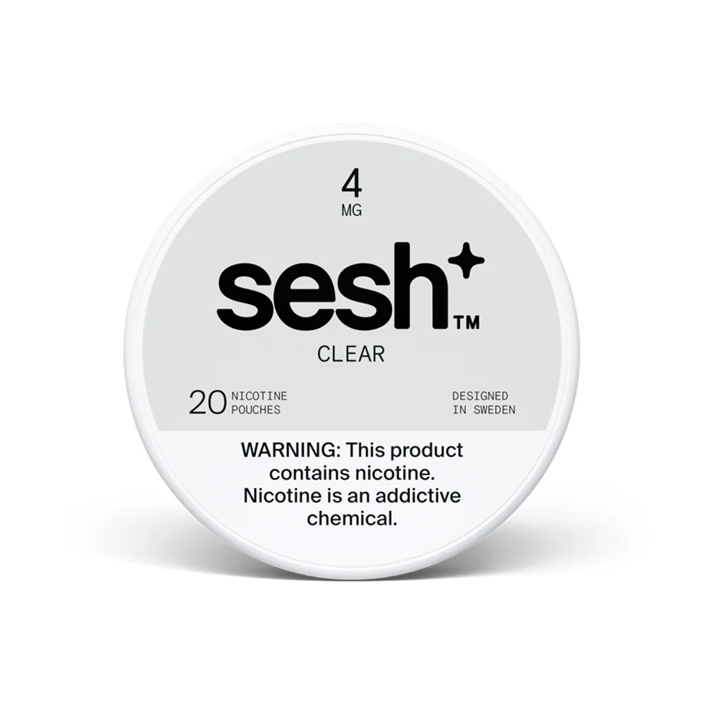 SESH POUCH 5CT 6MG - CLEAR - 7697