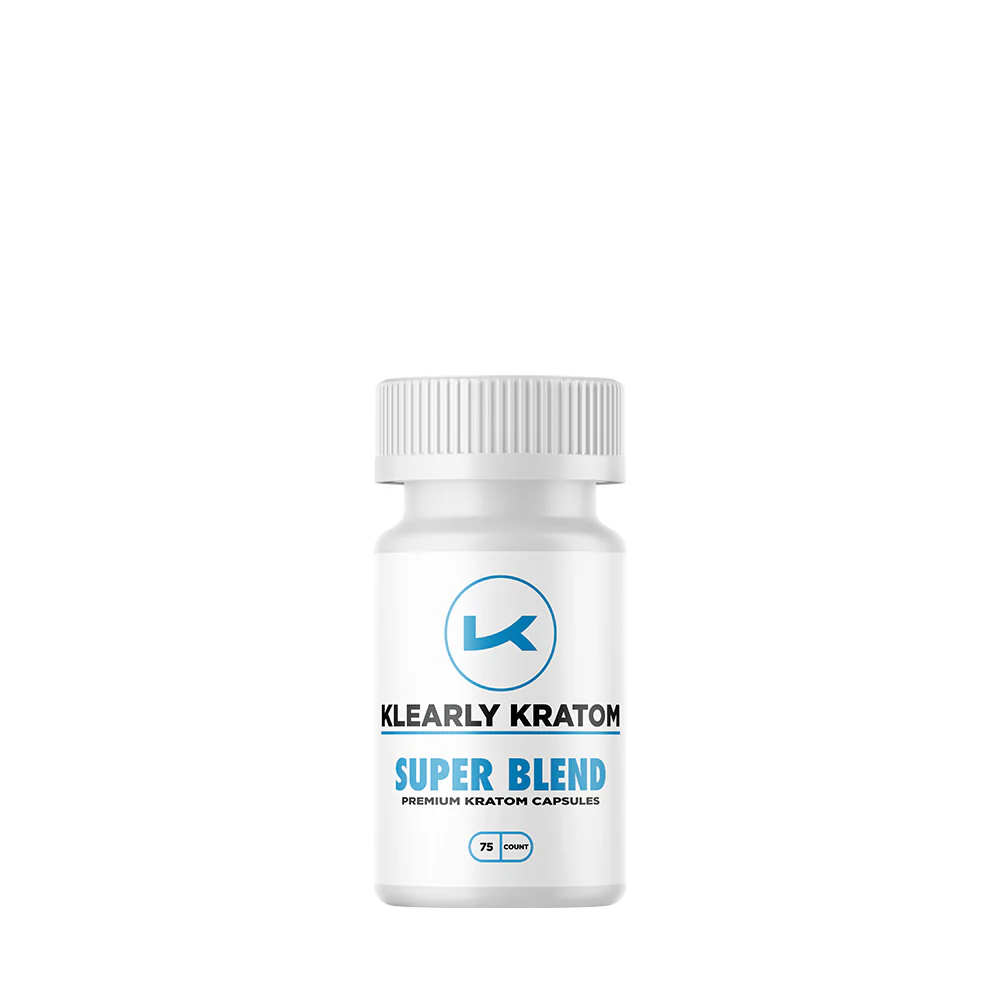 Klearly Kratom Super Blend Cap 75CT - 7717