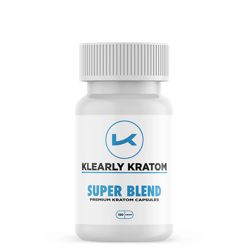 Klearly Kratom Super Blend Cap 150CT - 7718