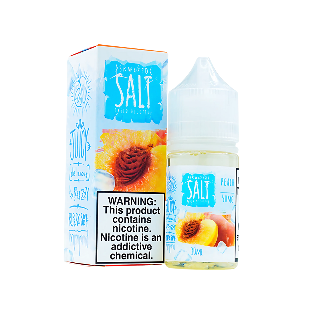 Skwezed Frozen Peach Ice Salt Nic 25mg - 7751