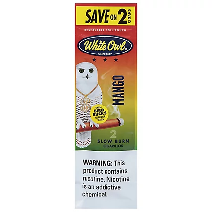 White Owl Cigarillos 30/2 Mango - 7809