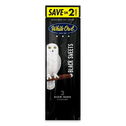White Owl Cigarillos 30/2 Black Sweet - 7812