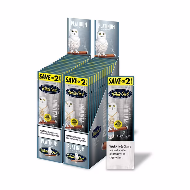White Owl Cigarillos 30/2 Platinum - 7814