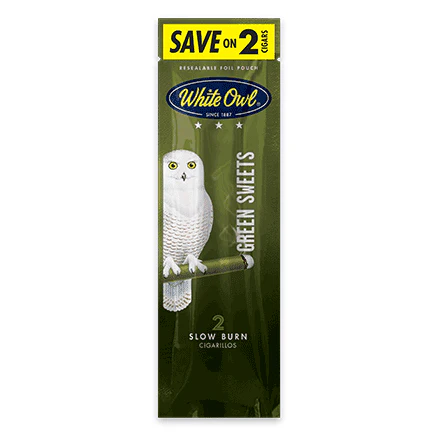 White Owl Cigarillos 30/2 Green Sweet - 7831
