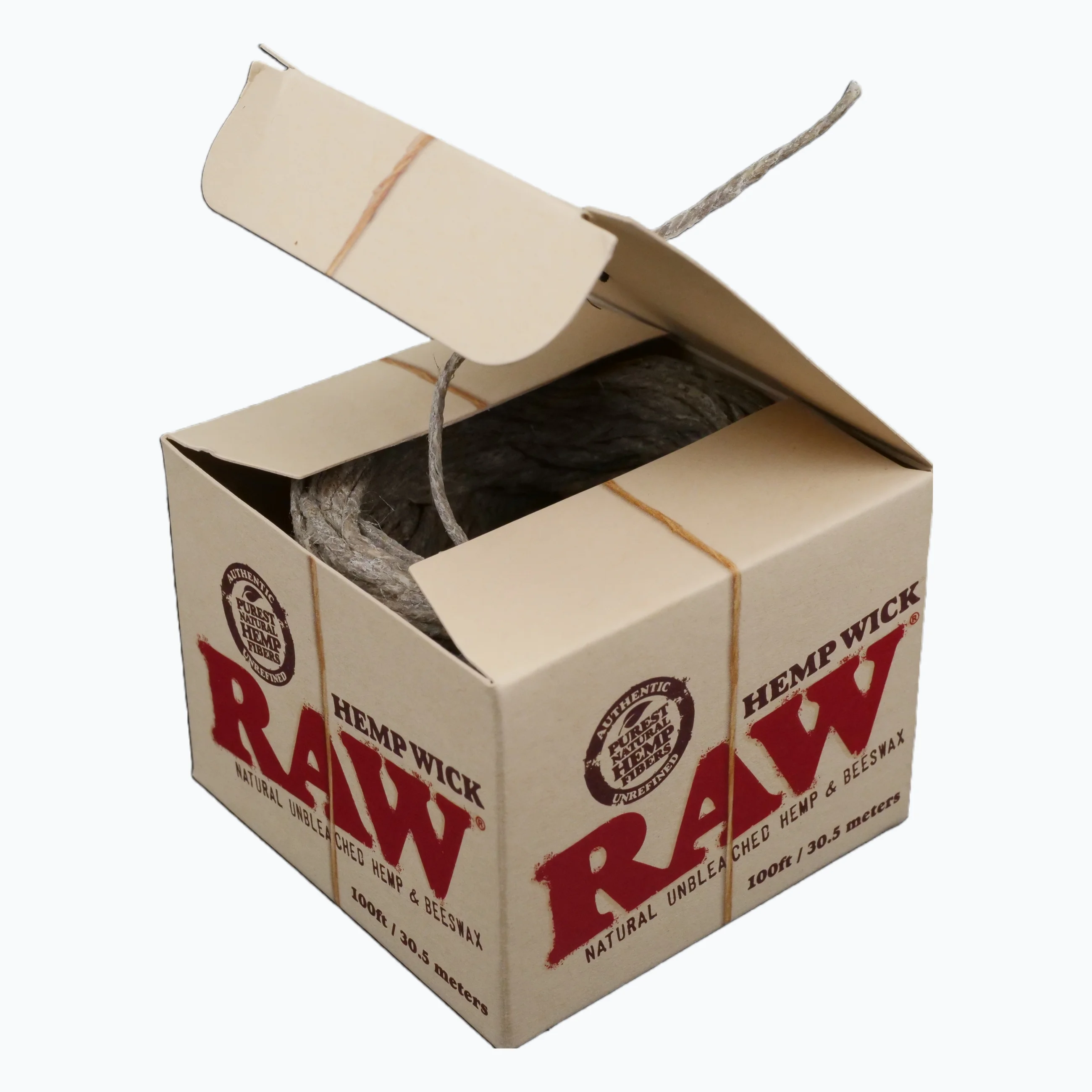 Raw Hemp Wick - 100FT 1PC/BX - 7865