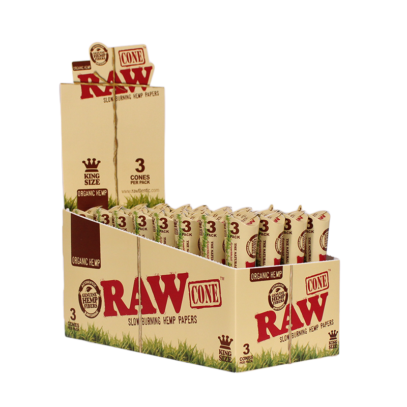 Raw Organic Hemp Cone King Size - 7887