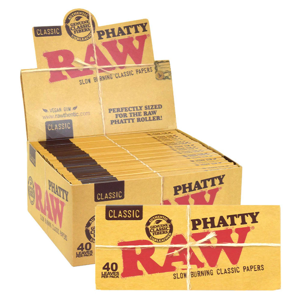Raw Classic Phatty Creaseless Papers 24CT - 7899