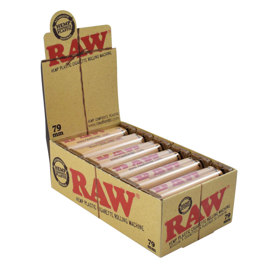 Raw Hemp Plastic Cigarette Rolling Machine 79mm 12CT - 7906