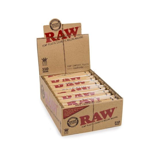 Raw Hemp Plastic Cigarette Rolling Machine 110mm 12CT - 7908