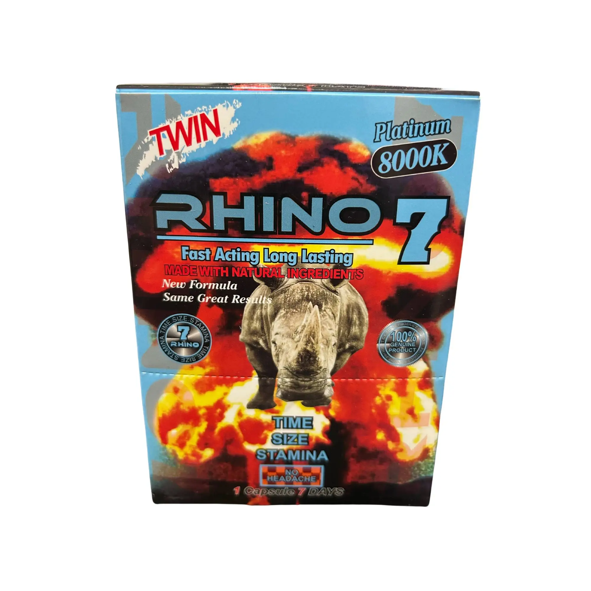 Rhino 7 8000K Platinum 2PK 24CT - 7938