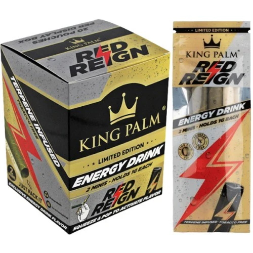 King Palm 2PK Mini Rolls 20CT - Red Reign - 8012