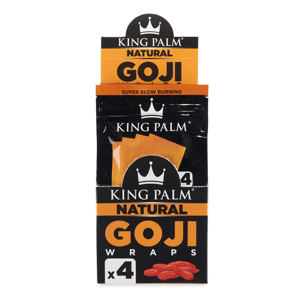 King Palm 4PK Goji Wrap 15CT - Natural - 8028