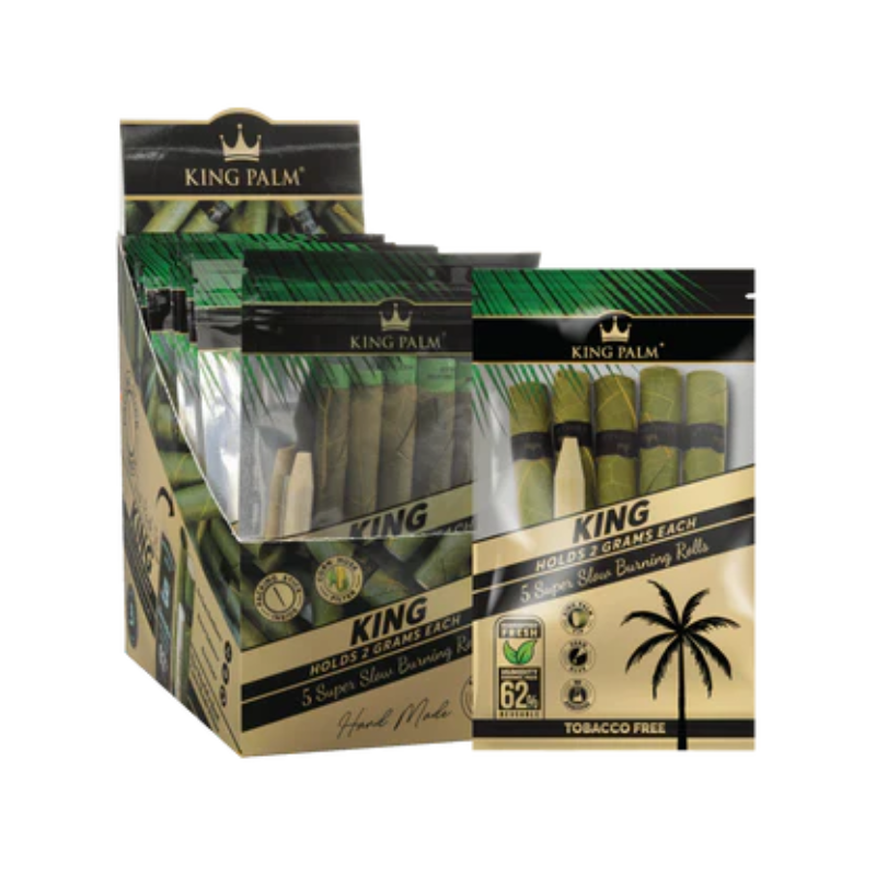 King Palm King Size Rolls W/BOV 15CT - 8034