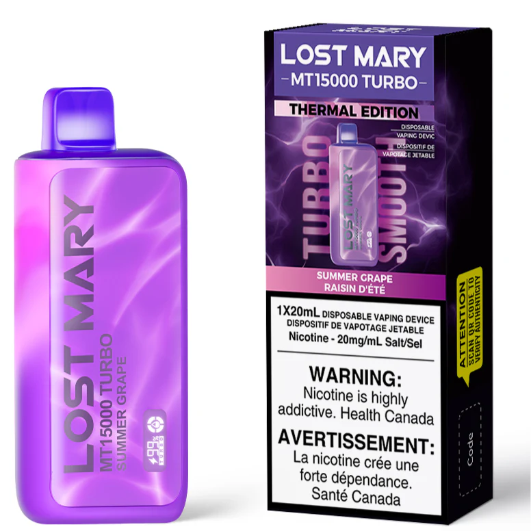 Lost Mary Turbo 15K 5% - Summer Grape - 8043