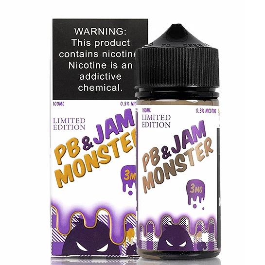 Jam Monster 6mg - PB & Grape - 8075