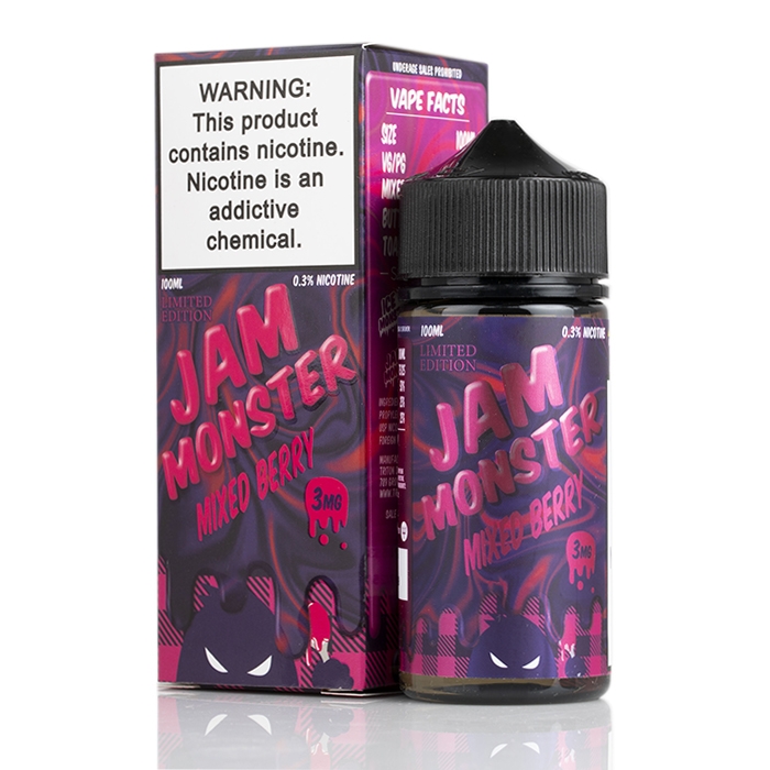 Jam Monster 3mg - Mixed Berry - 8120