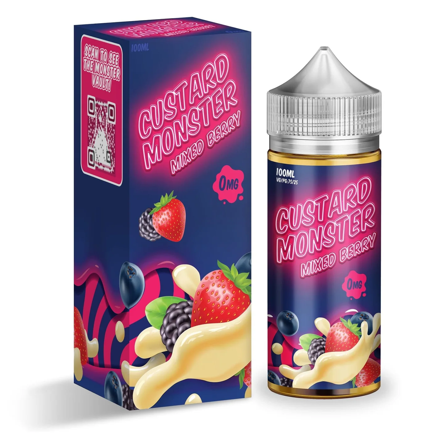 Custard Monster 6mg - Mixed Berry - 8226