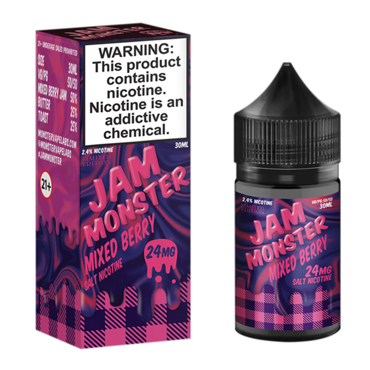 Jam Monster 48mg - Mix Berry - 8145